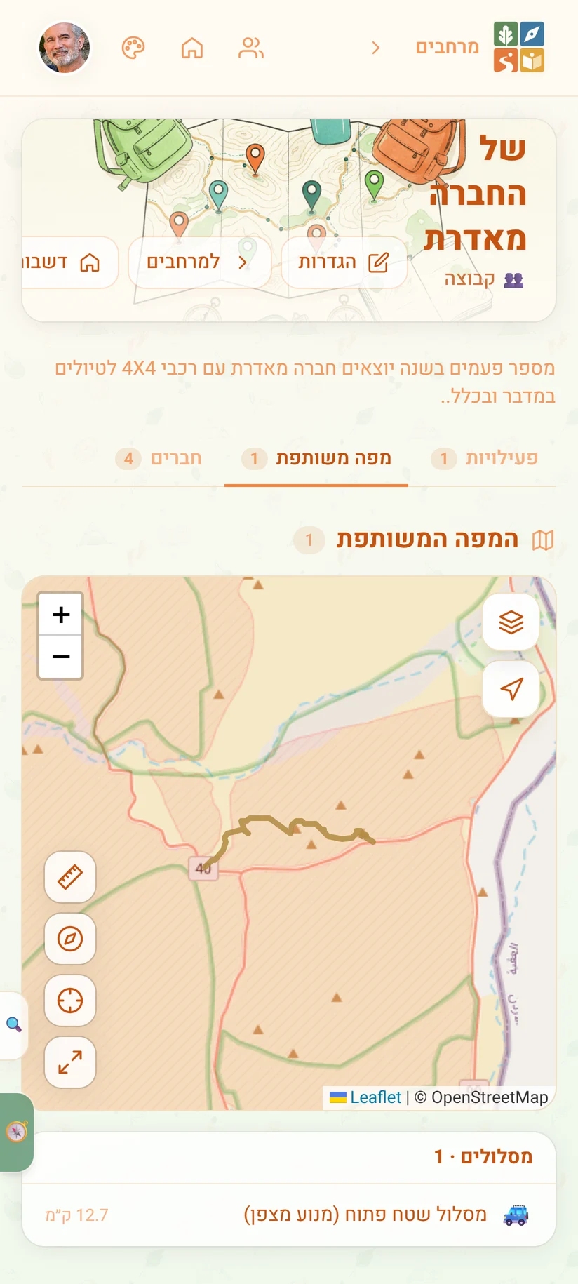 המפה המשותפת של מרחב